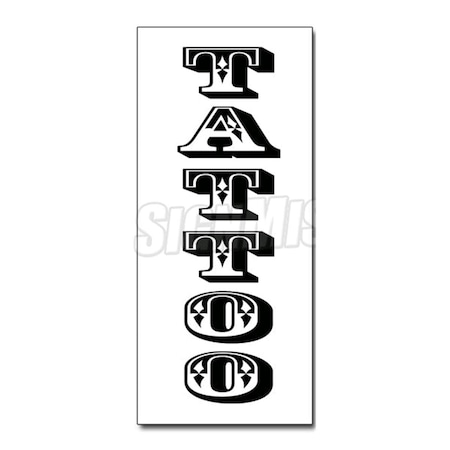 Amistad 24 in. Tattoo Decal Sticker - Vertical Tattoos Shop Artist AM3258969